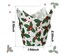 200 Pcs Christmas Cupcake Wrappers Holly Christmas Tulip Cupcake Liners Tulip Cupcake Wrappers and Holly Muffin Liners for Christmas Party Decoration